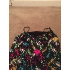 Bamboo Island Women's Graphic Print Tankini Swim Top Tank 1pc Size XS Multicolor